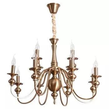 Люстра PASSONI, 12x40Вт E14, цвет медь