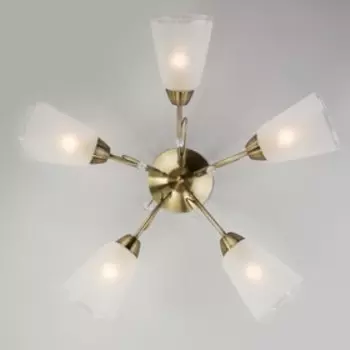 Люстра Patrice, 5x40Вт E27, цвет античная бронза