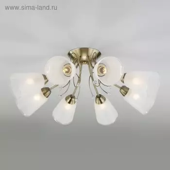 Люстра Patrice, 8x40Вт E27, цвет античная бронза