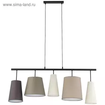 Люстра Pedro 5x60Вт Е27 коричневый 120x30x150см