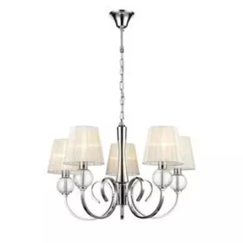 Люстра Percy, 5x40Вт E14, цвет хром