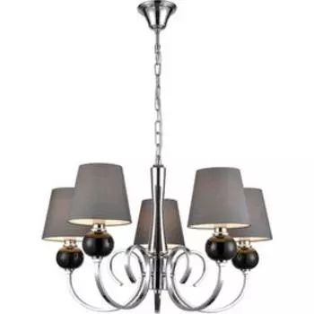 Люстра Percy, 5x40Вт E14 , цвет хром