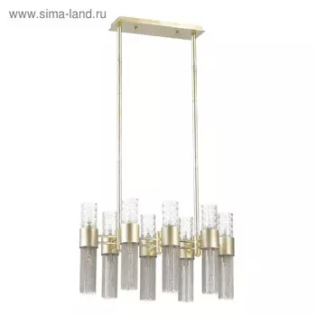 Люстра Perla, 16x40Вт G9, цвет серебро