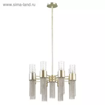 Люстра Perla, 17x40Вт G9, цвет серебро