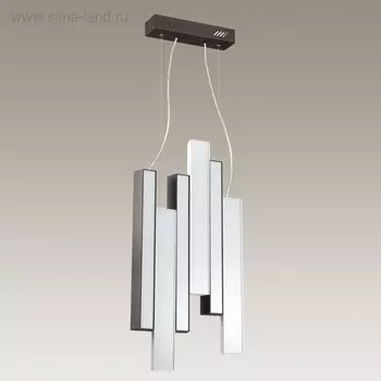 Люстра PIANO 1x109Вт LED 4000K чёрный, белый 36,5x8x120 см