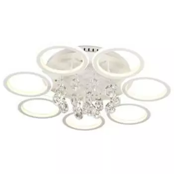 Люстра PLC-7002-715, 161Вт LED, цвет белый