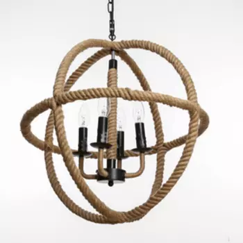 Люстра BayerLux «Плетение» 440 Вт E14 черный 5050150 см