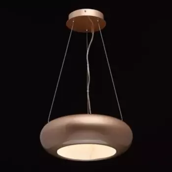 Люстра подвес "Фьюжен" 1x20W LED перламутровый миндаль 38x38x230см