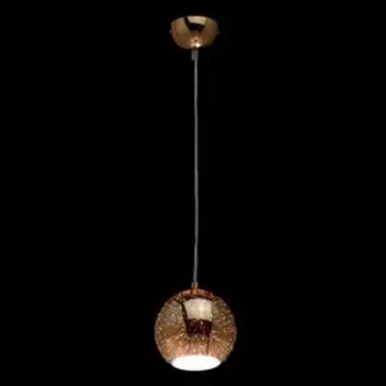 Люстра подвес "Фрайталь" 1x40W E27 золото 14x14x460см