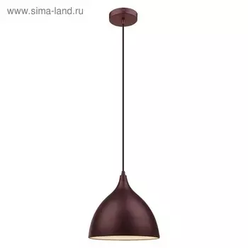 Люстра подвес JACKSON I 1x60Вт E27 бронза 25x25x120см