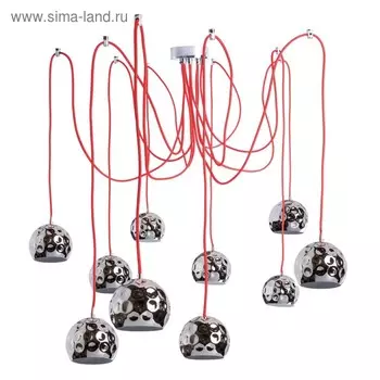 Люстра подвес "Котбус" 10x5W E14 хром xx385см