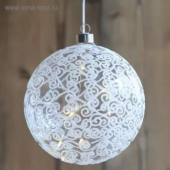 Люстра подвес KRETA 10x0,04Вт LED белый 15x15см
