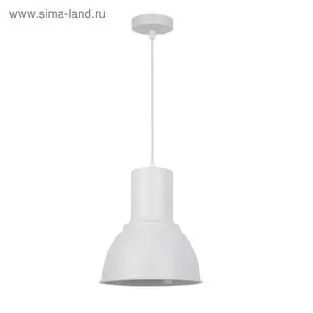 Люстра подвес LASO 1x60W E27, белый 22,5x22,5 см