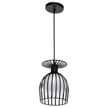 Люстра подвес «Лоск», 1x40W E27, чёрный 20x20x150 см