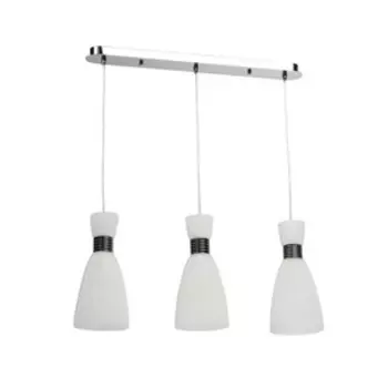 Люстра подвес "Лоск" 3x60W E14 хром 60x14x128см