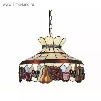 Люстра подвес " LOTTA" E27, 4x60W разноцветный 45x45x110см