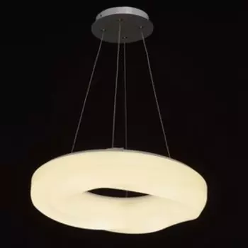 Люстра подвес "Норден" 30W LED белый 48x48x223см