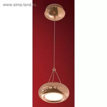 Люстра подвес "Орбита" 6x1W LED 3000K медь 16x16x30 см