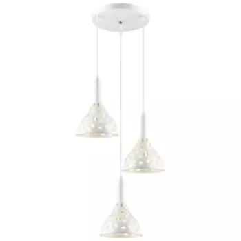 Люстра подвес "Патриция" 3x60Вт E27 белый 30x30x100см