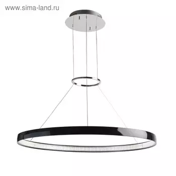 Люстра подвес "Платлинг" 1x40W LED чёрный 80x80x225см