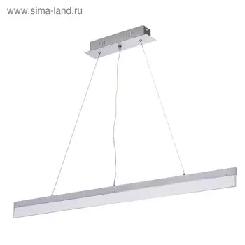 Люстра подвес "Ральф" 1x24W LED хром 100x7x195см