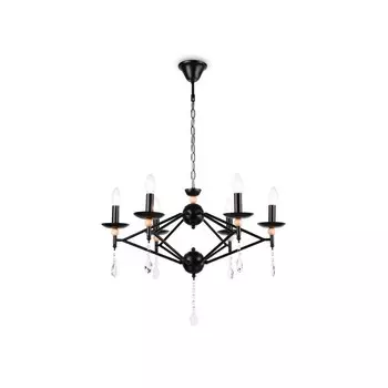 Люстра подвесная Ambrella light, Modern, TR9597, 6хE14, цвет чёрный