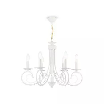 Люстра подвесная Ambrella light, Modern, TR9611, 6хE14, цвет белый