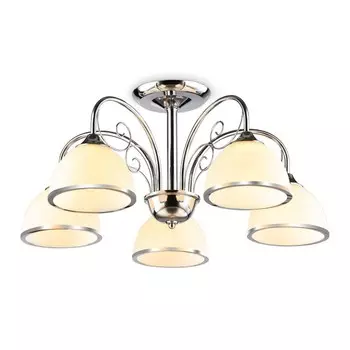 Люстра подвесная Ambrella light, Traditional, TR3182, 5хE27, цвет хром