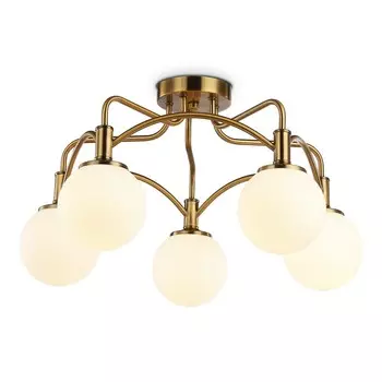 Люстра подвесная Ambrella light, Traditional, TR3212, 5хE27, цвет золото