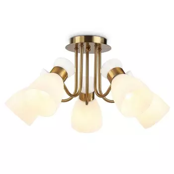 Люстра подвесная Ambrella light, Traditional, TR3218, 5хE27, цвет золото
