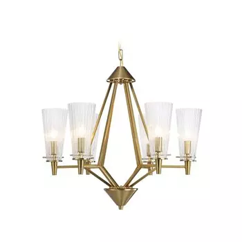 Люстра подвесная Ambrella light, Traditional, TR3231, 6хE14, цвет латунь