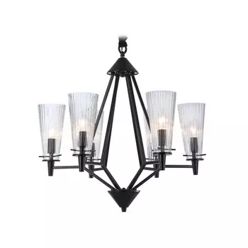 Люстра подвесная Ambrella TR3237/6 BK, E14, 6х40W D610х585 мм, чёрный
