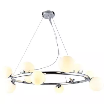 Люстра подвесная Berry 12xG9 LED 3Вт, размер 90x90x100 см, цвет хром