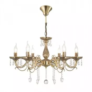 Люстра подвесная Citilux «Кармен» CL404163, 68х68х55 см, 6х60Вт, E14, цвет коричневый