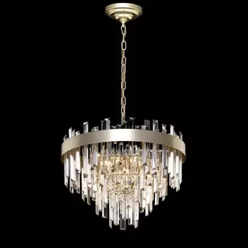 Люстра подвесная Citilux «Лаура» CL301262, 46х46х50 см, 6х60Вт, E14, цвет желтый