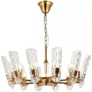 Люстра подвесная Darling 12xE14 40Вт, размер 80x80x60-150 см, цвет бронза