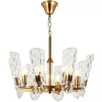 Люстра подвесная Darling 8xE14 40Вт, размер 60x60x58-150 см, цвет бронза