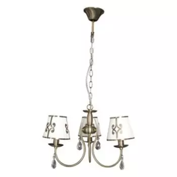 Люстра подвесная Dorris 3x40Вт E14, античная бронза 52x52x80 см