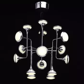 Люстра подвесная "Фленсбург" 16x5W LED хром 70x70x205см