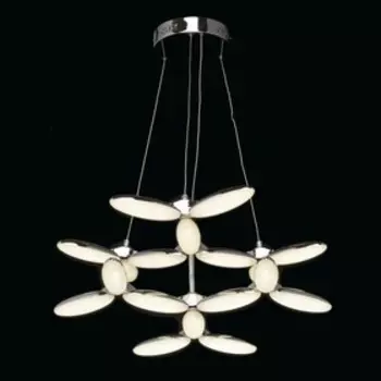Люстра подвесная "Фленсбург" 54W LED хром 66x66x277см