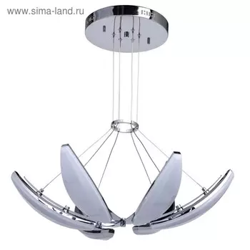 Люстра подвесная "Фленсбург" 54W LED хром 70x70x260см