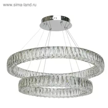 Люстра подвесная «Гослар», 136x0.5W LED хром 80x80x305 см