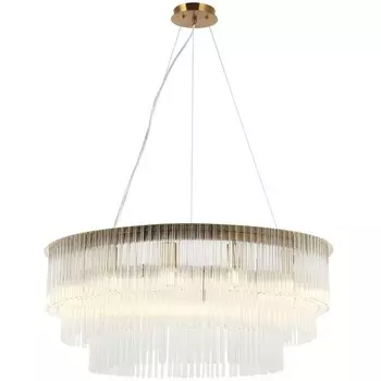 Люстра подвесная Imposio 12xE14 40Вт, размер 80x80x45-150 см, цвет бронза