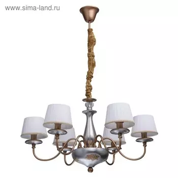 Люстра подвесная "Каталина" 6x40W E14 золото, металлический 72x72x132см