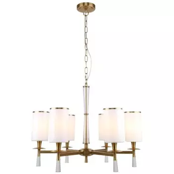 Люстра подвесная Leader 6xЕ14 40Вт, размер 66x66x64-99,5 см, цвет бронза