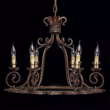 Люстра подвесная "Магдалина" 6x60W Е14 металлический 72x72x220см