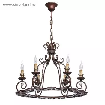 Люстра подвесная "Магдалина" 6x60W Е14 металлический 72x72x220см