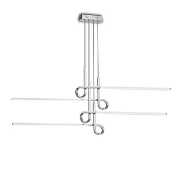 Люстра подвесная Mantra Cinto, LED, 3360Лм, 3000К, 1155х85х630 мм, цвет хром