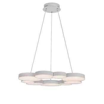 Люстра подвесная Mantra Lunas, LED, 3700Лм, 3000К, 1600 мм, цвет матовый белый