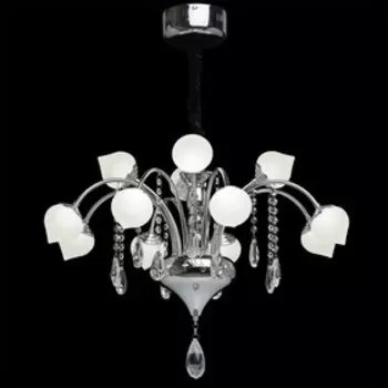 Люстра подвесная "Нанси" 12x3W LED хром 60x60x215см